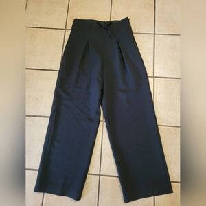 Anthropologie Navy Blue High-Waisted Trousers